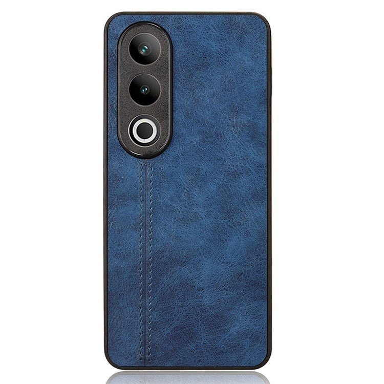 For OnePlus Ace 3V 5G Case PU Leather+PC+TPU Phone Back Cover Stitching Line Design - Blue