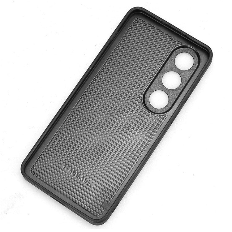 For OnePlus Ace 3V 5G Case Wristband Kickstand Leather Coated PC+TPU Protective Cover - Black