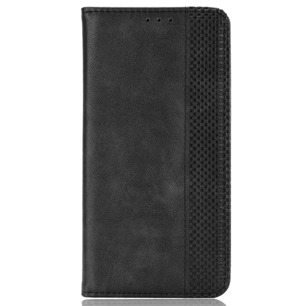 For vivo V30e 5G / V40 Lite 5G Cover Magnetic Closure Wallet Stand Wholesale Phone Case - Black
