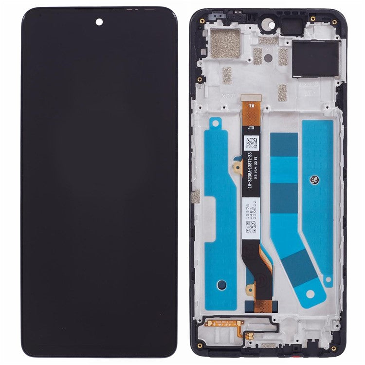 For Infinix Note 30 5G X6711 Grade C LCD Screen and Digitizer Assembly + Frame Parts (Without Logo)
