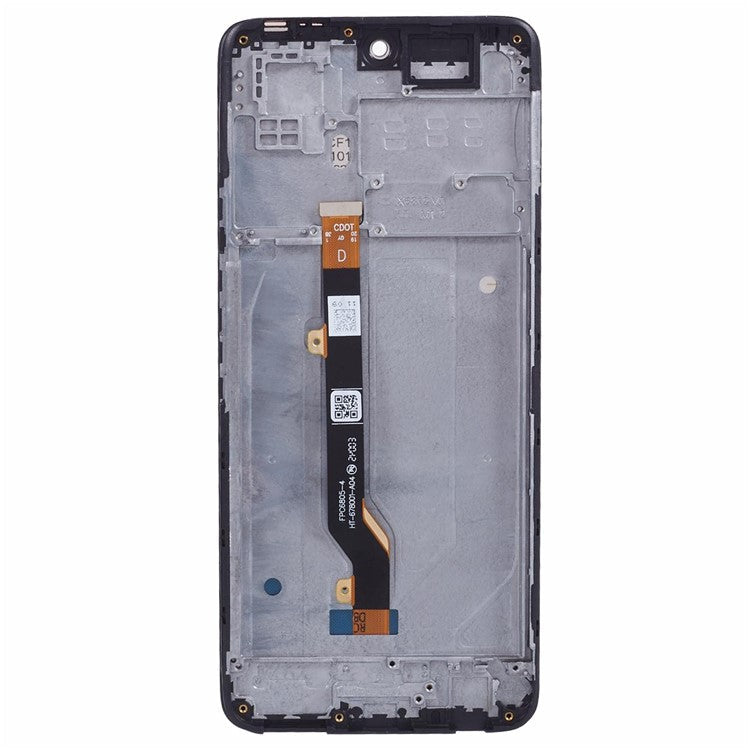 For Infinix Hot 11s X6812 Grade C LCD Screen and Digitizer Assembly + Frame Replacement Part (Without Logo)