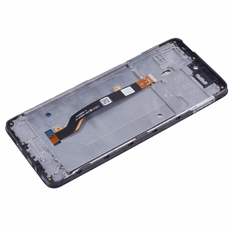 For Infinix Hot 11s X6812 Grade C LCD Screen and Digitizer Assembly + Frame Replacement Part (Without Logo)