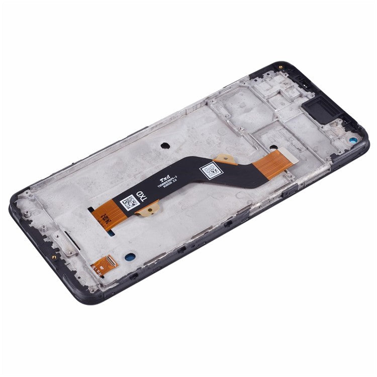 For TECNO Pova 4G LD7 Grade C LCD Screen and Digitizer Assembly + Frame Replacement Part (Without Logo)