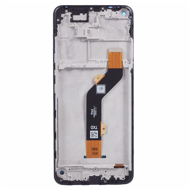 For TECNO Spark 6 KE7 Grade C LCD Screen and Digitizer Assembly + Frame Replacement Part (Without Logo)
