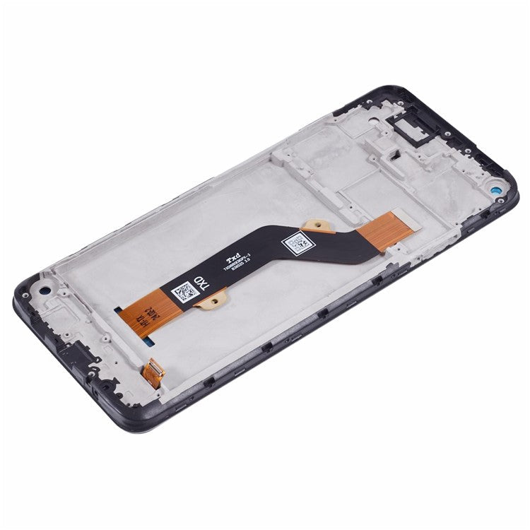 For TECNO Spark 6 KE7 Grade C LCD Screen and Digitizer Assembly + Frame Replacement Part (Without Logo)