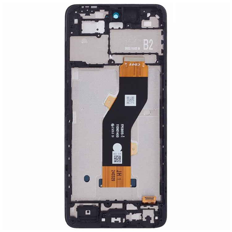 For TECNO Spark Go 2024 4G BG6 Grade C LCD Screen and Digitizer Assembly + Frame Replacement Part (Without Logo)