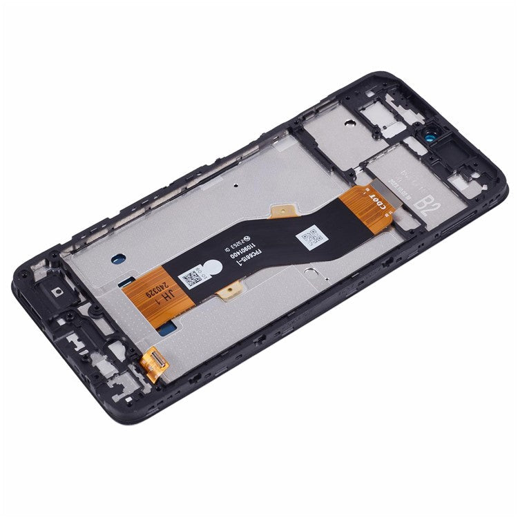 For TECNO Spark Go 2024 4G BG6 Grade C LCD Screen and Digitizer Assembly + Frame Replacement Part (Without Logo)