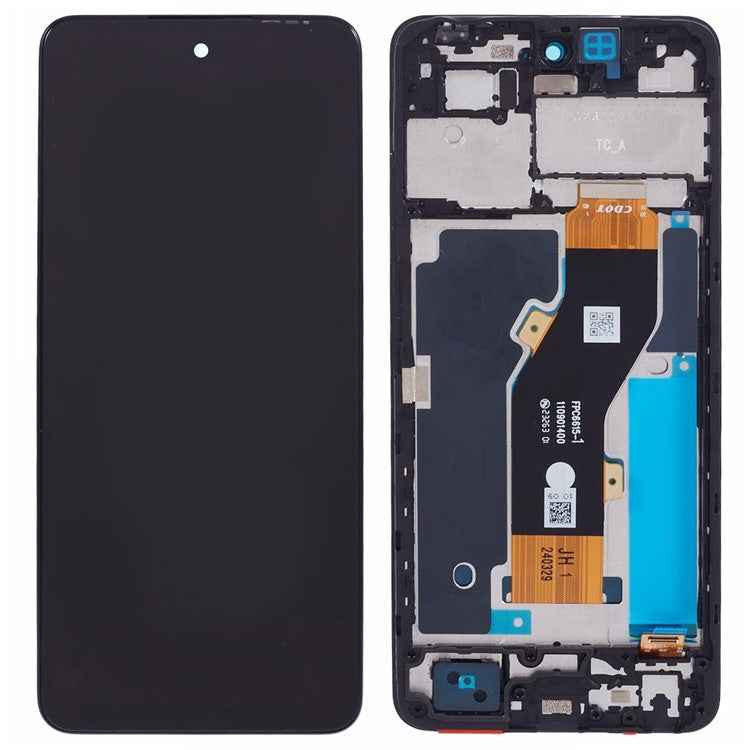 For Infinix Smart 8 4G / Smart 8 HD 4G X6525 Grade C LCD Screen and Digitizer Assembly + Frame Replacement Part (Without Logo)