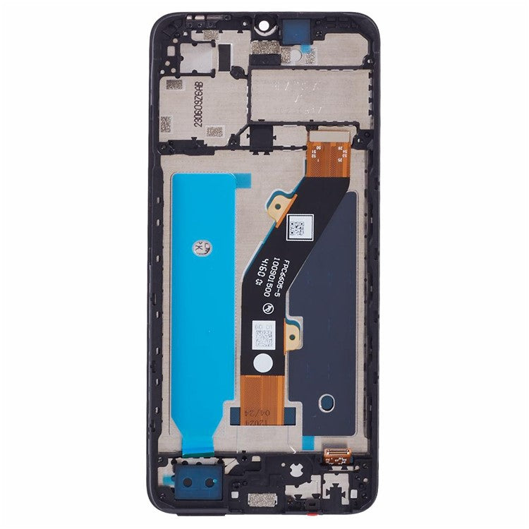 For TECNO Spark Go 2023 4G BF7 Grade C LCD Screen and Digitizer Assembly + Frame Replacement Part (Without Logo)