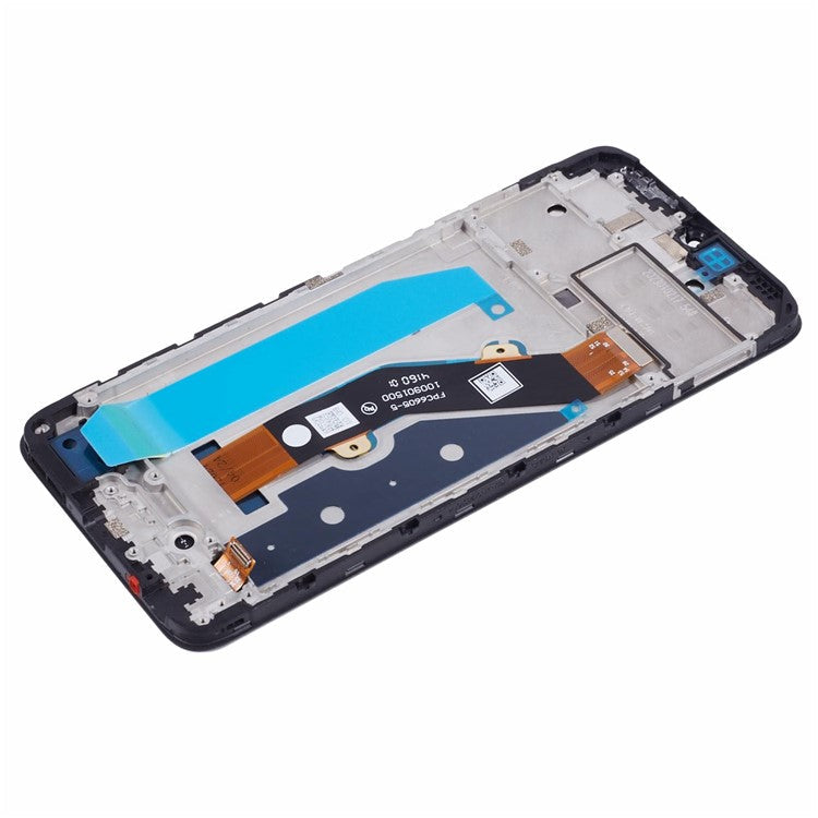 For TECNO Spark 10 4G KI5 Grade C LCD Screen and Digitizer Assembly + Frame Replacement Part (Without Logo)