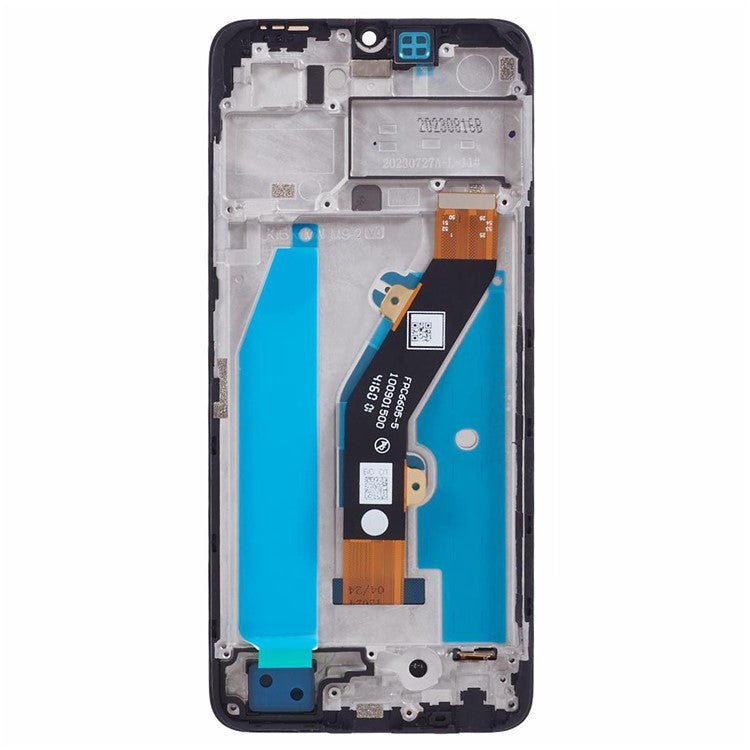 For TECNO Spark 10C 4G KI5K Grade C LCD Screen and Digitizer Assembly + Frame Replacement Part (Without Logo)