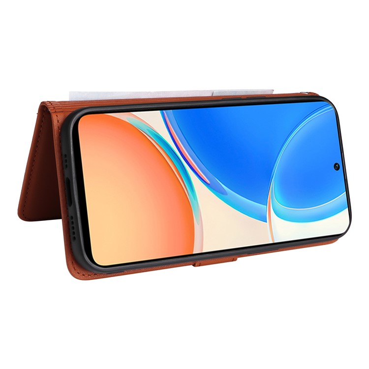 BETOPNICE 005 For Honor X8 4G / X30i / Play6T Pro Leather Case Wallet Detachable Magnetic Phone Cover - Brown