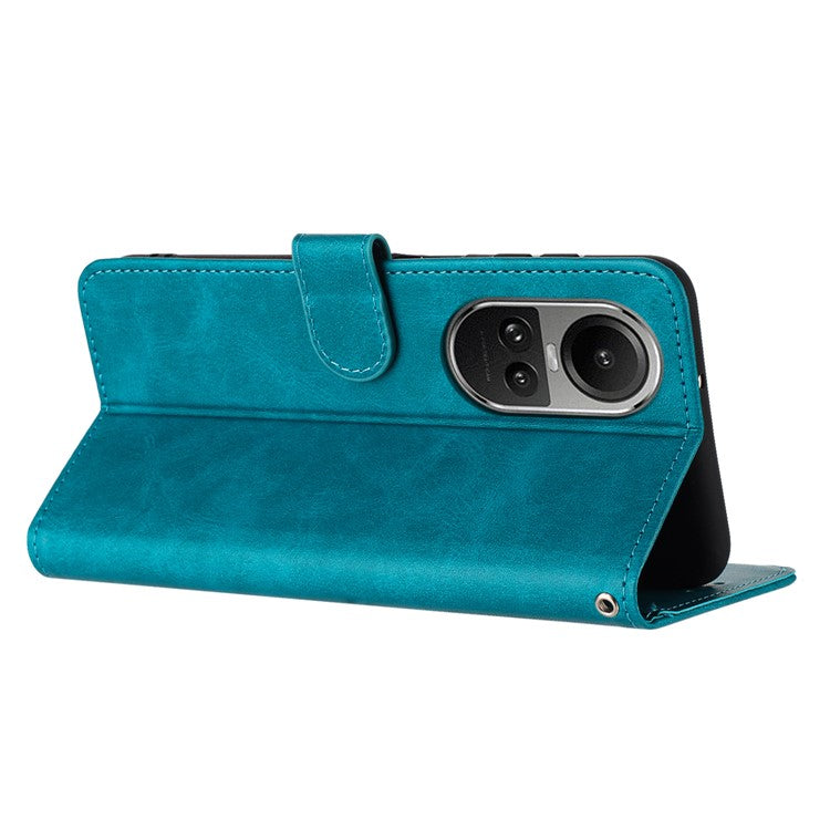 PU Leather Phone Cases for Oppo Reno10 5G (Global) / Reno10 Pro 5G (Global) Wholesale Wallet Mobile Phone Stand Cover - Green