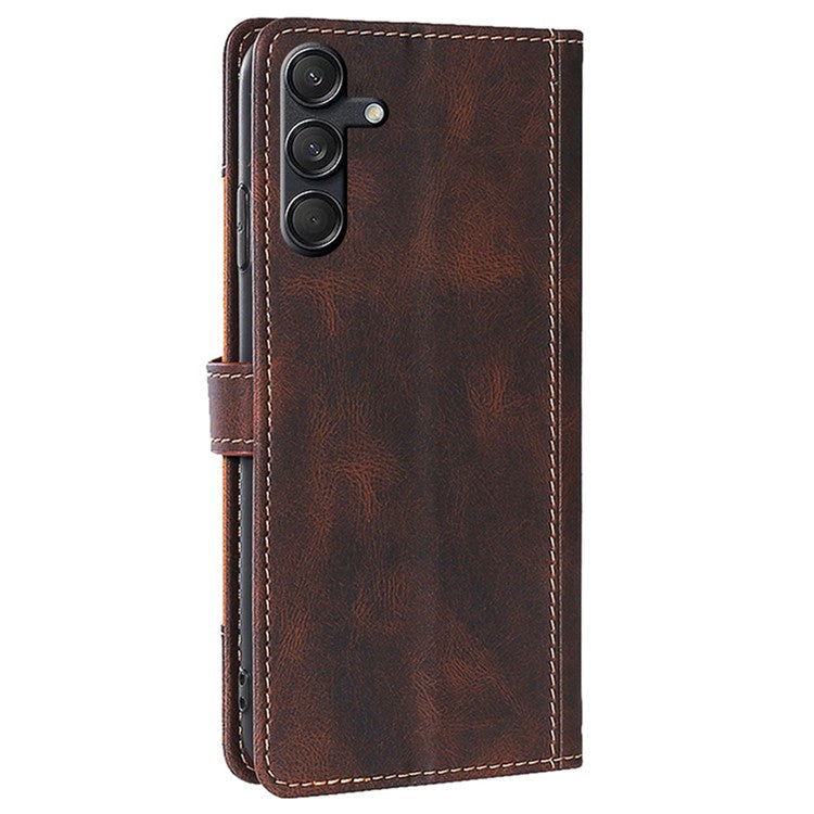 For Samsung Galaxy M55 5G / C55 5G / F55 5G Wallet Case Leather Phone Cover Mobile Accessories Wholesale Supplier - Brown