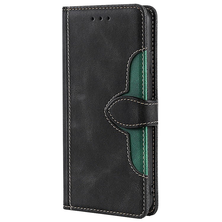 For OnePlus Nord CE4 5G Case Stand PU Leather Skin Touch Feeling Phone Cover - Black