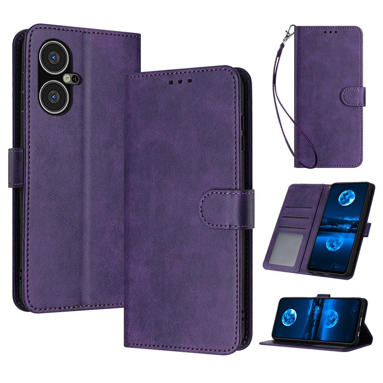 For TECNO Pova Neo 3 4G Case Full Protection Phone Wallet Cover Mobile Accessories Wholesale - Purple
