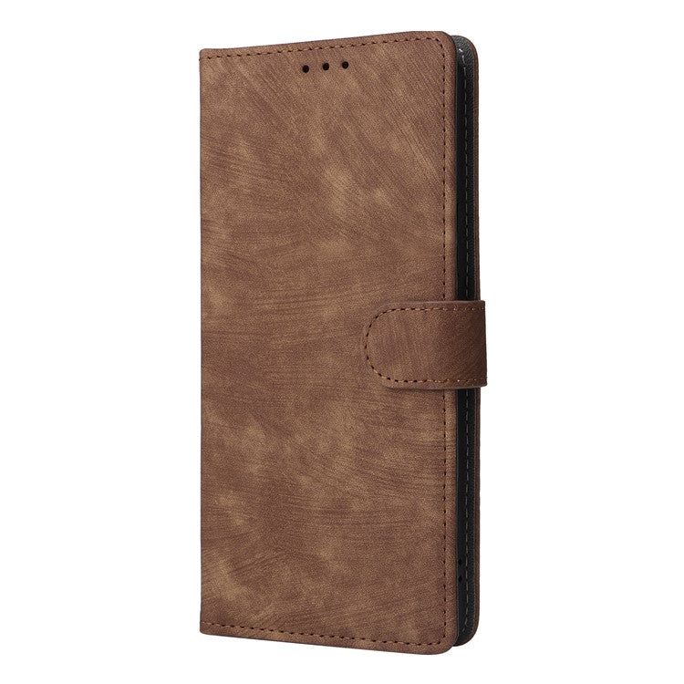 For Motorola Edge 50 Ultra 5G / Moto X50 Ultra 5G Phone Case Wallet PU Leather Flip Cover with RFID Blocking - Brown