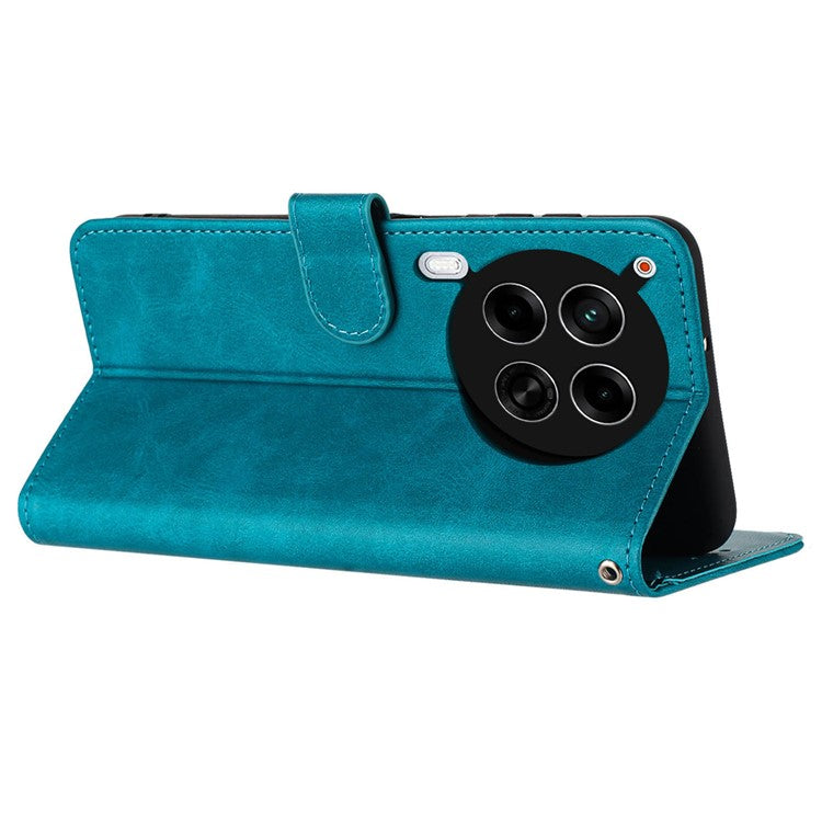 For TECNO Camon 30 4G / 5G Case Leather Stand Drop Protection Cell Phone Cover - Green