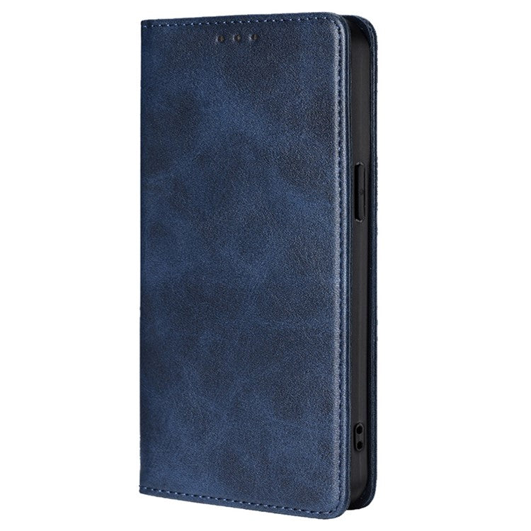 For OnePlus Nord CE4 5G Case Card Holder Calf Texture Drop Proof Stand Phone Cover - Sapphire