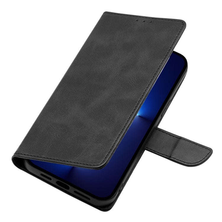 For Huawei Pura 70 Shockproof Case Wallet Leather Phone Cover Wholesale - Black