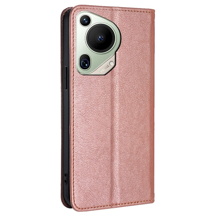 For Huawei Pura 70 Ultra Case Leather Phone Cover Mobile Accessories Wholesale Supplier - Rose Gold