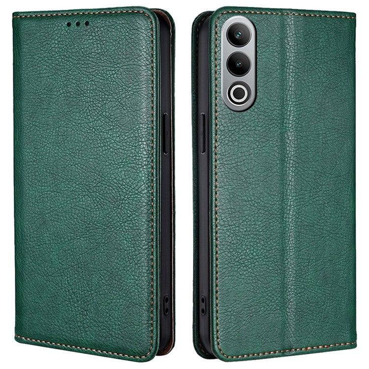 For OnePlus Nord CE4 5G Phone Case Leather Wallet Cover Mobile Accessories Wholesale - Green