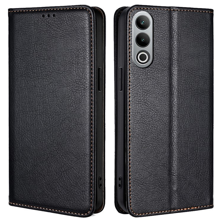 For OnePlus Nord CE4 5G Phone Case Leather Wallet Cover Mobile Accessories Wholesale - Black