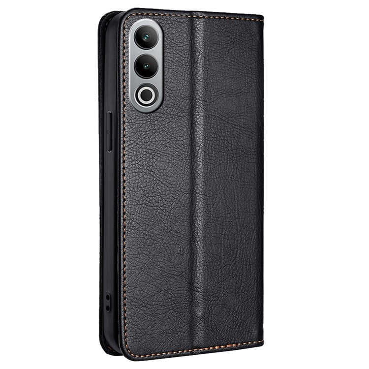 For OnePlus Nord CE4 5G Phone Case Leather Wallet Cover Mobile Accessories Wholesale - Black
