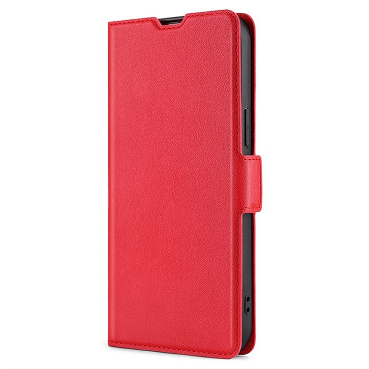 For Samsung Galaxy M55 5G / C55 5G / F55 5G Leather Phone Cover with Card Slots Mobile Accessories Wholesale - Red