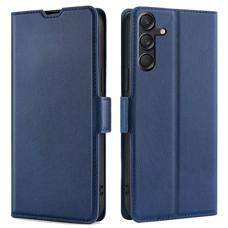 For Samsung Galaxy M55 5G / C55 5G / F55 5G Leather Phone Cover with Card Slots Mobile Accessories Wholesale - Blue