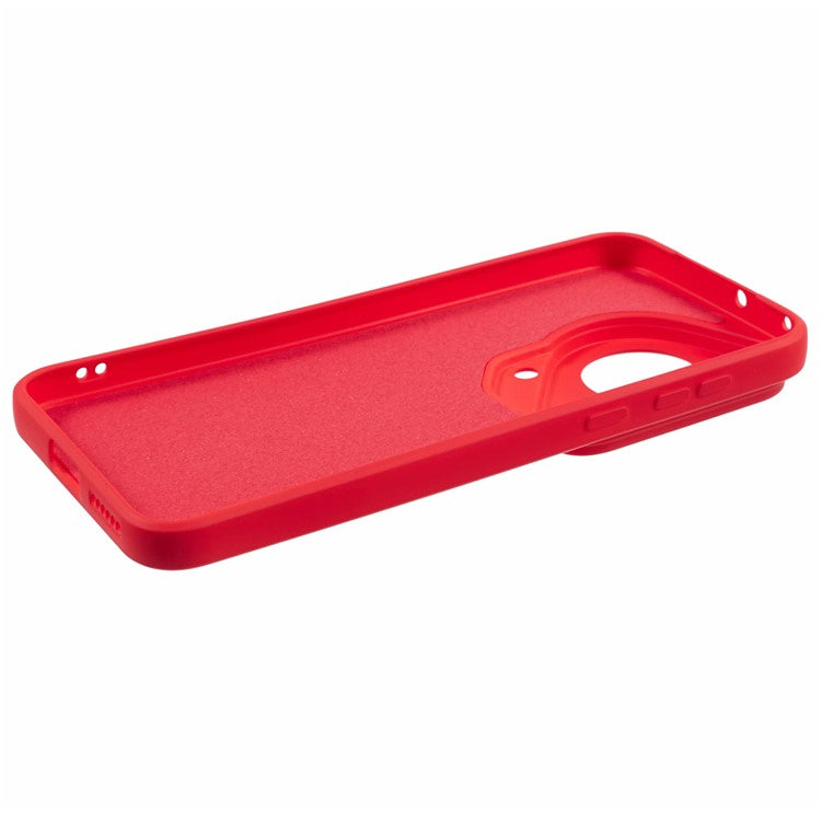 For Huawei Pura 70 Ultra Case Anti-Scratch Fiber Lining TPU Phone Cover - Red