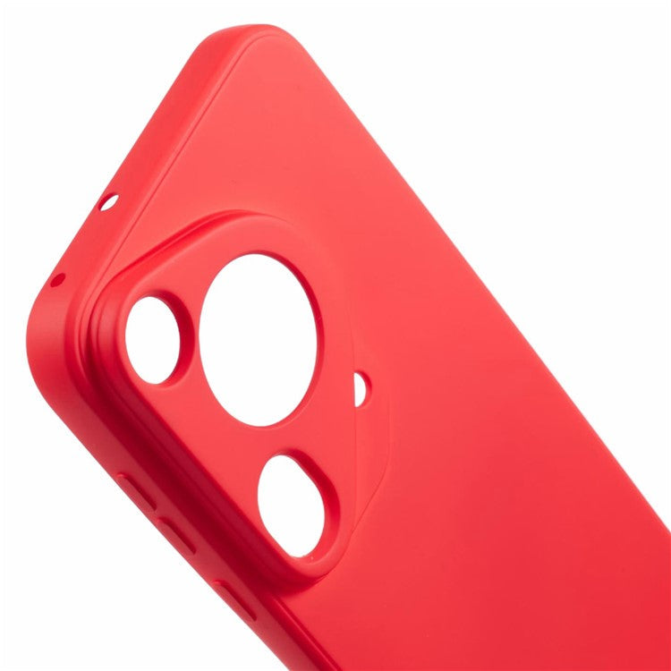 For Huawei Pura 70 Ultra Case Anti-Scratch Fiber Lining TPU Phone Cover - Red