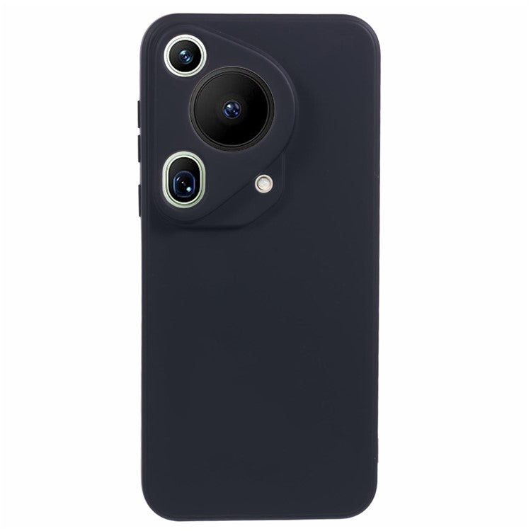 For Huawei Pura 70 Ultra Case Anti-Scratch Fiber Lining TPU Phone Cover - Black