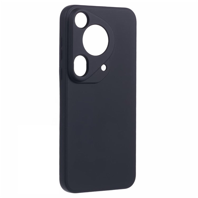 For Huawei Pura 70 Ultra Case Anti-Scratch Fiber Lining TPU Phone Cover - Black