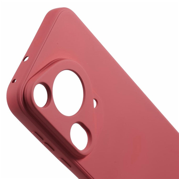 For Huawei Pura 70 Ultra Case Anti-Scratch Fiber Lining TPU Phone Cover - Hawthorn Red