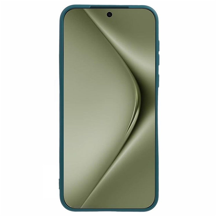 For Huawei Pura 70 Ultra Case Anti-Scratch Fiber Lining TPU Phone Cover - Army Green