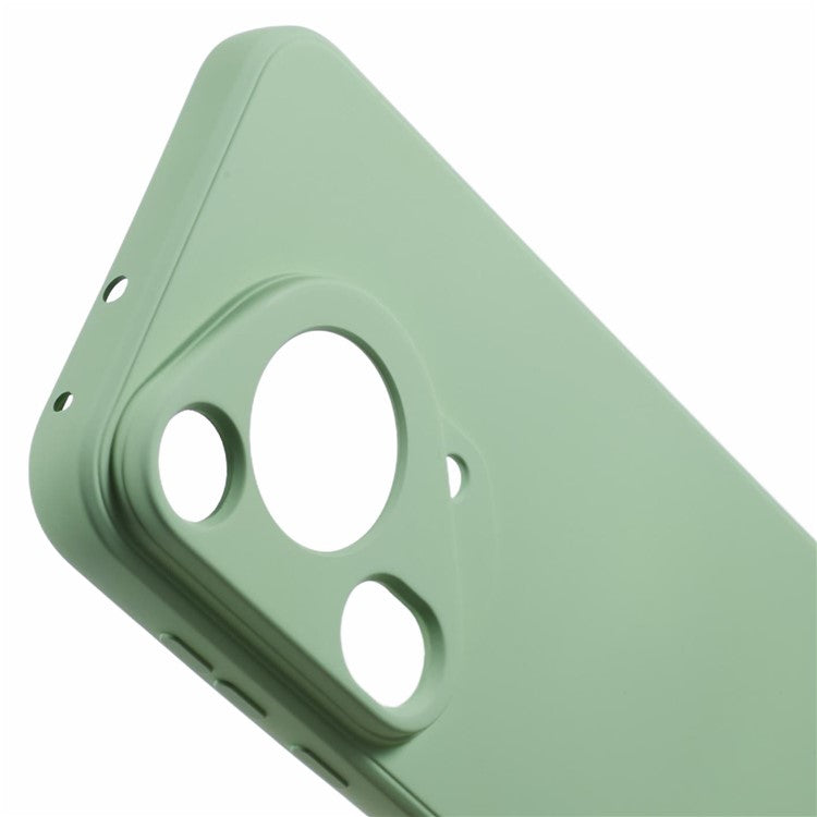 For Huawei Pura 70 Ultra Case Anti-Scratch Fiber Lining TPU Phone Cover - Matcha Green