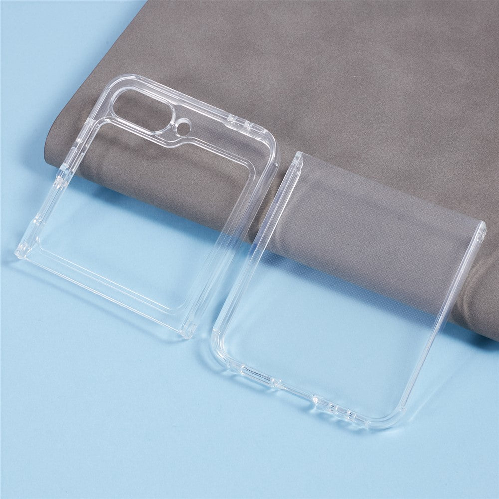 For Samsung Galaxy Z Flip7 FE 5G / Z Flip6 5G Case Anti-Scratch Transparent TPU Phone Cover