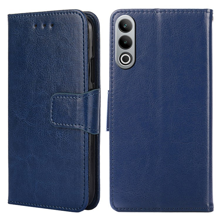 For OnePlus Nord CE4 5G Case Leather Wallet Stand Cover Phone Accessories Distributors - Sapphire
