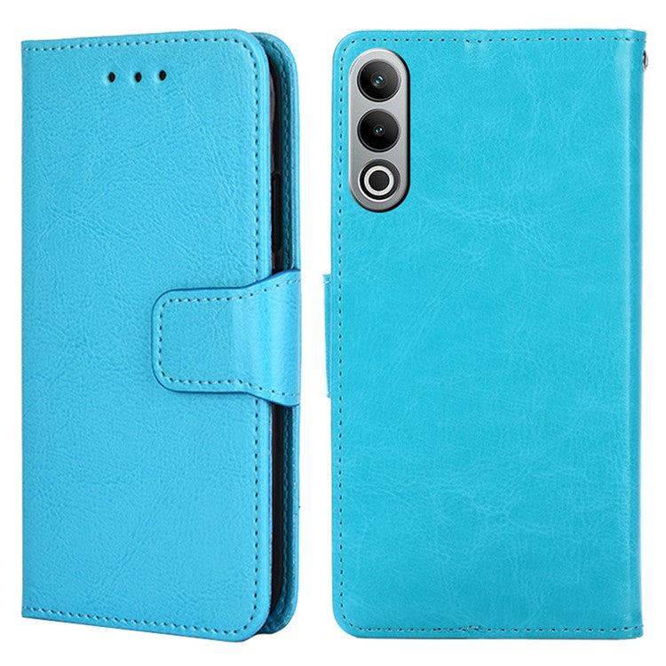 For OnePlus Nord CE4 5G Case Leather Wallet Stand Cover Phone Accessories Distributors - Baby Blue