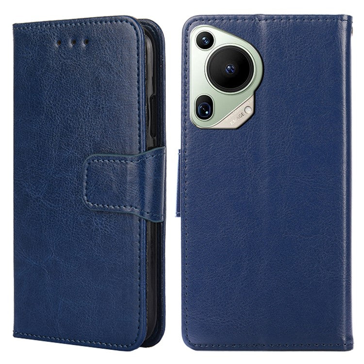 For Huawei Pura 70 Ultra Wallet Case Leather Stand Phone Cover Wholesale - Sapphire