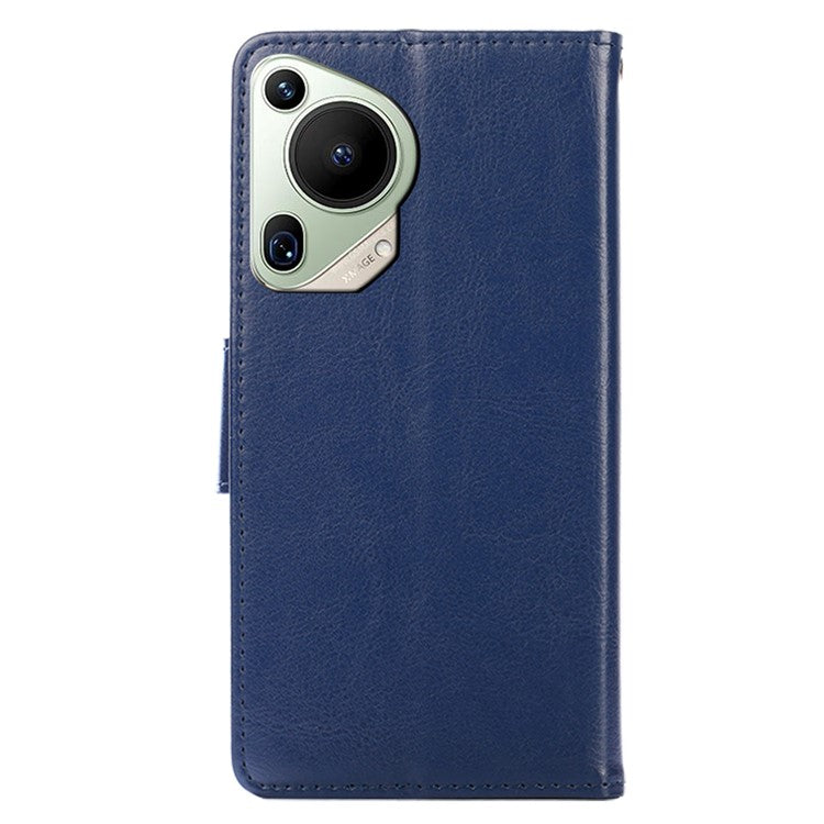 For Huawei Pura 70 Ultra Wallet Case Leather Stand Phone Cover Wholesale - Sapphire