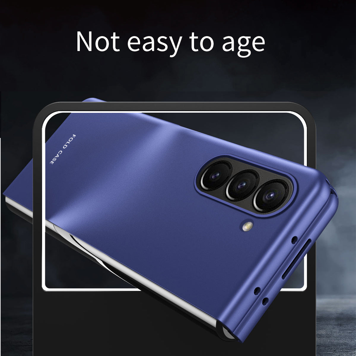 For Samsung Galaxy Z Fold6 5G Matte Case Skin-touch Hard PC Phone Cover - Lavender Purple