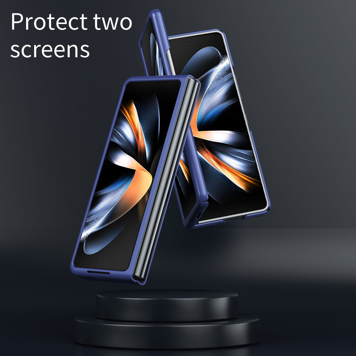 For Samsung Galaxy Z Fold6 5G Matte Case Skin-touch Hard PC Phone Cover - Lavender Purple