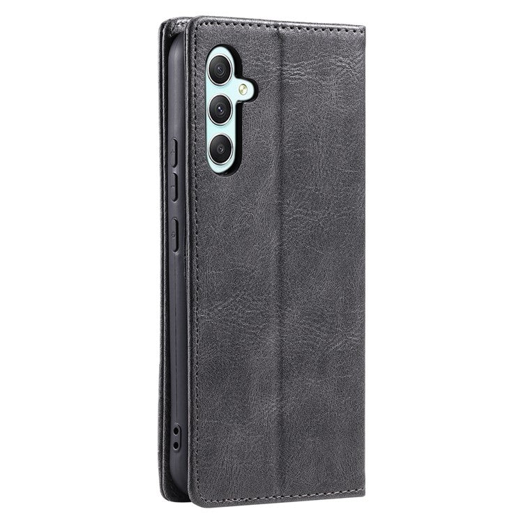 TTUDRCH Style 007 For Samsung Galaxy M55 5G / C55 5G / F55 5G Leather Wallet Case RFID Blocking Phone Cover - Grey