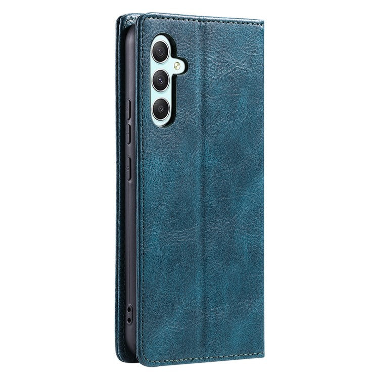 TTUDRCH Style 007 For Samsung Galaxy M55 5G / C55 5G / F55 5G Leather Wallet Case RFID Blocking Phone Cover - Green