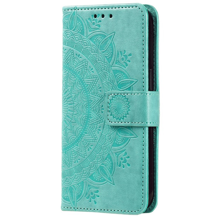For Samsung Galaxy M55 5G / C55 5G / F55 5G Wholesale Phone Cases Full Protection Leather Wallet Phone Cover with Strap - Green