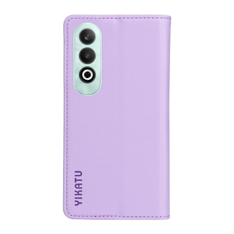 YIKATU YK-001 For OnePlus Nord CE4 5G Case Strong Magnetic Closure PU Leather Wallet Cover - Light Purple