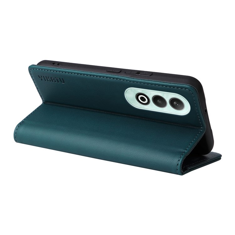 YIKATU YK-001 For OnePlus Nord CE4 5G Case Strong Magnetic Closure PU Leather Wallet Cover - Green