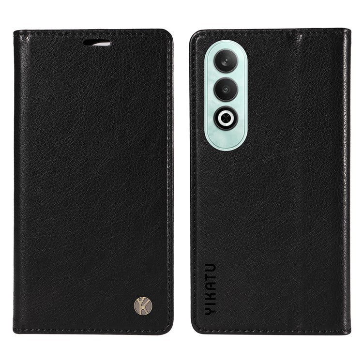YIKATU YK-006 For OnePlus Nord CE4 5G Case Wallet PU Leather Stand Phone Cover Wholesale - Black